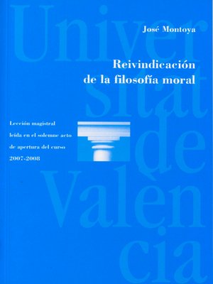 cover image of Reivindicación de la filosofía moral